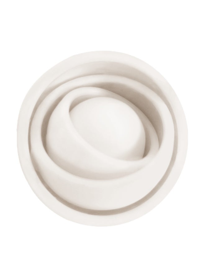 2023 Anti-anxiety Decompression Sensory Toy Fingertip Hemisphere Fidget Gyro Infinite Flip Top-Color:White - Image 1