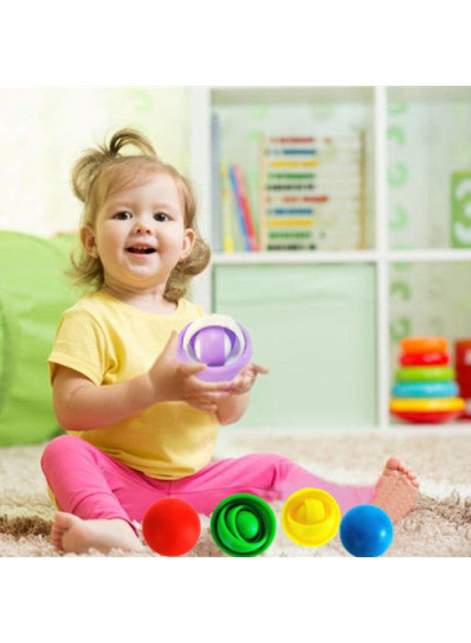 2023 Anti-anxiety Decompression Sensory Toy Fingertip Hemisphere Fidget Gyro Infinite Flip Top-Color:White - Image 5