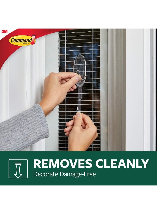 Command Command Outdoor Refill Strips – Clear, 6-Pack Adhesive Replacements for Outdoor Hooks, Weather-Resistant  - Image 5