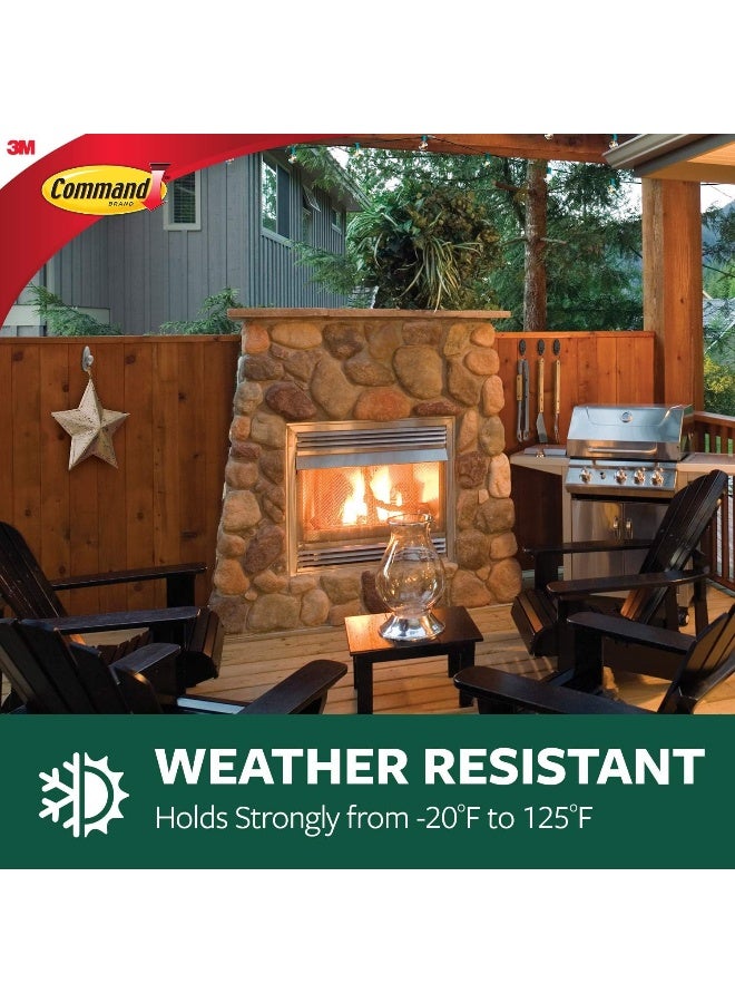 Command Command Outdoor Refill Strips – Clear, 6-Pack Adhesive Replacements for Outdoor Hooks, Weather-Resistant  - Image 4