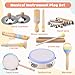 MGparty Baby Musical Instruments for Toddlers 13 Montessori Wooden Music Set with Drum Flute Clarinet Bells Cymbals Toddler Musical Instruments Educational Kids Toys Birthday Gifts for Boys Girls - Image 4