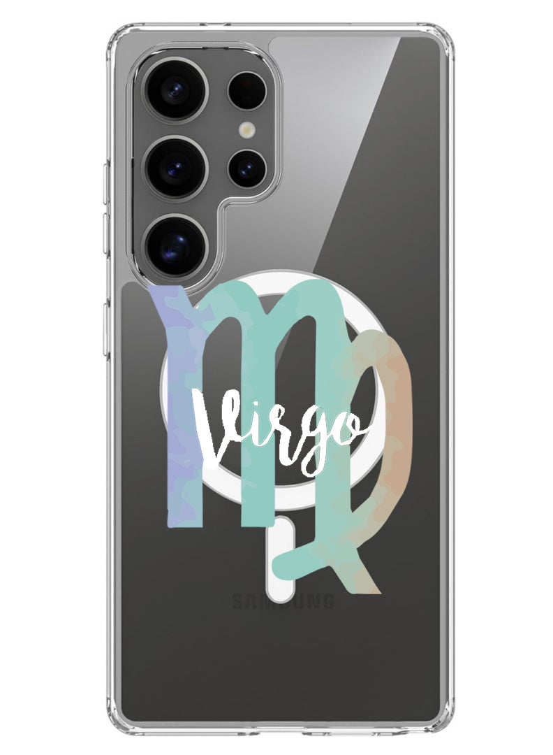 Theodor Magnetic Case for Samsung Galaxy S25 Ultra 6.9-inch Compatible with MagSafe Wireless Charging, Shockproof Phone Bumper Cover Virgo  - Image 1