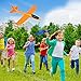 VCOSTORE 2 Pack Foam Airplanes for Kids 133 Throwing Catapult Foam Glider Planes ToysFlying Styrofoam Kid Airplanes Toy for 3 4 5 6 7 8 9 10 11 12 Year Old Boys Girls with Outdoor Sports Play - Image 2