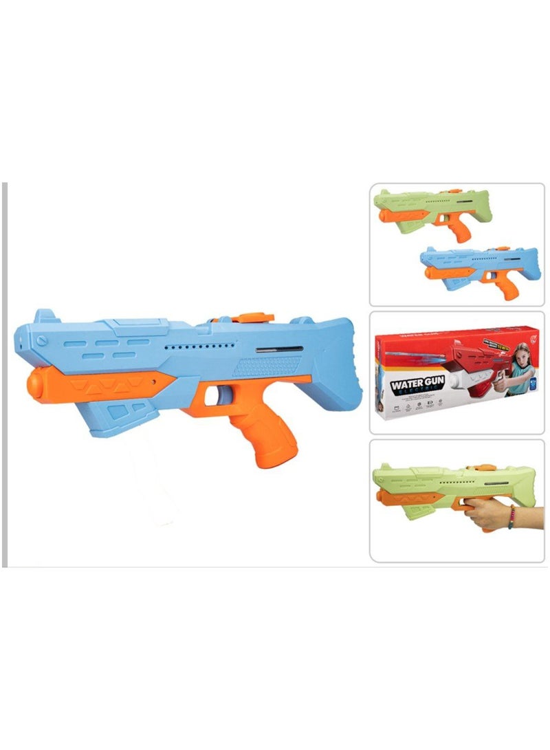 مسدسات مياه كهربائية للبالغين والأطفال - مسدس رش كهربائي لمسافات طويلة ، جهاز امتصاص الماء الفائق، ألعاب إطلاق النار في الهواء الطلق على الشاطئ "أزرق"