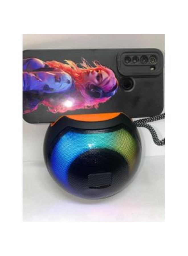 Powerful Bluetooth speaker , supports flash and memory card, excellent AUX playback, variable lighting, and a karaoke microphone connector, multiple colors, with Bluetooth connection for a distance of more than 30 meters - Image 2
