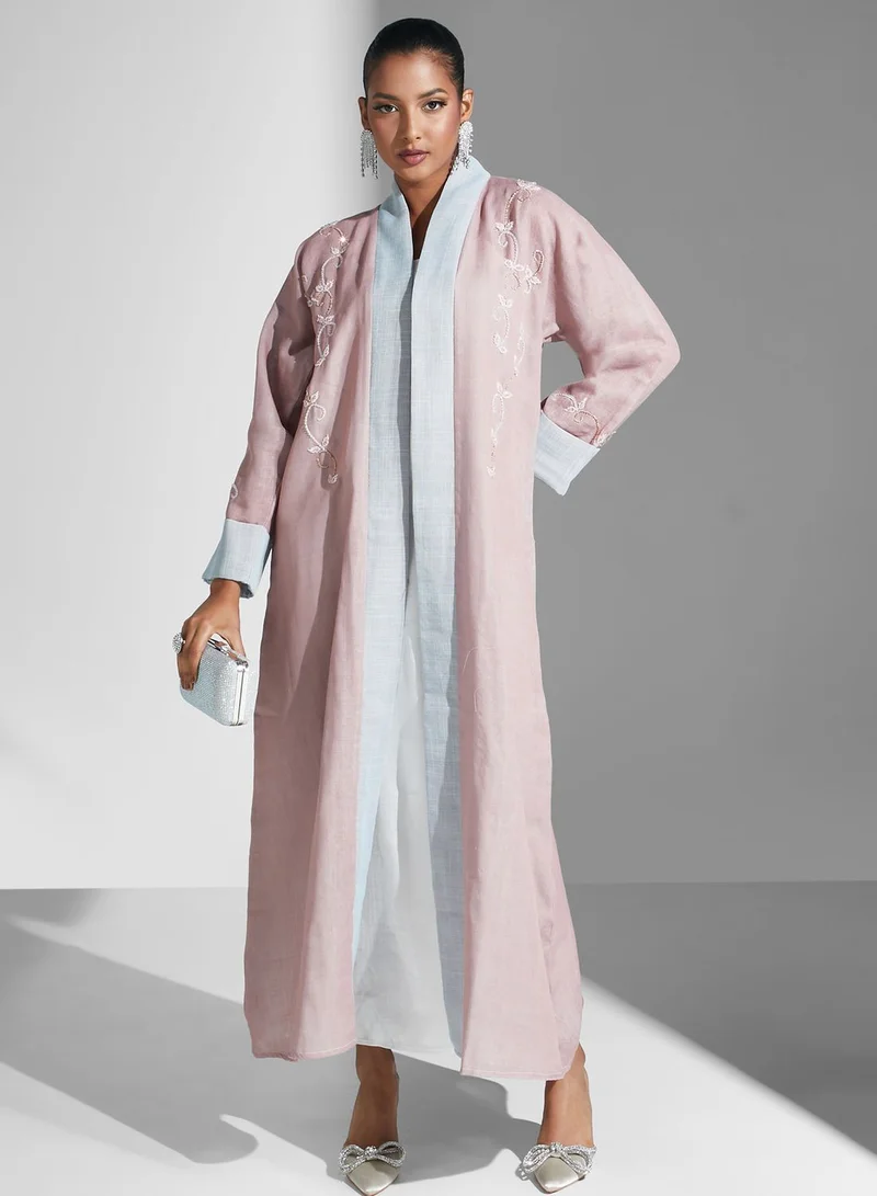 آرا Embellished Knitted Abaya
