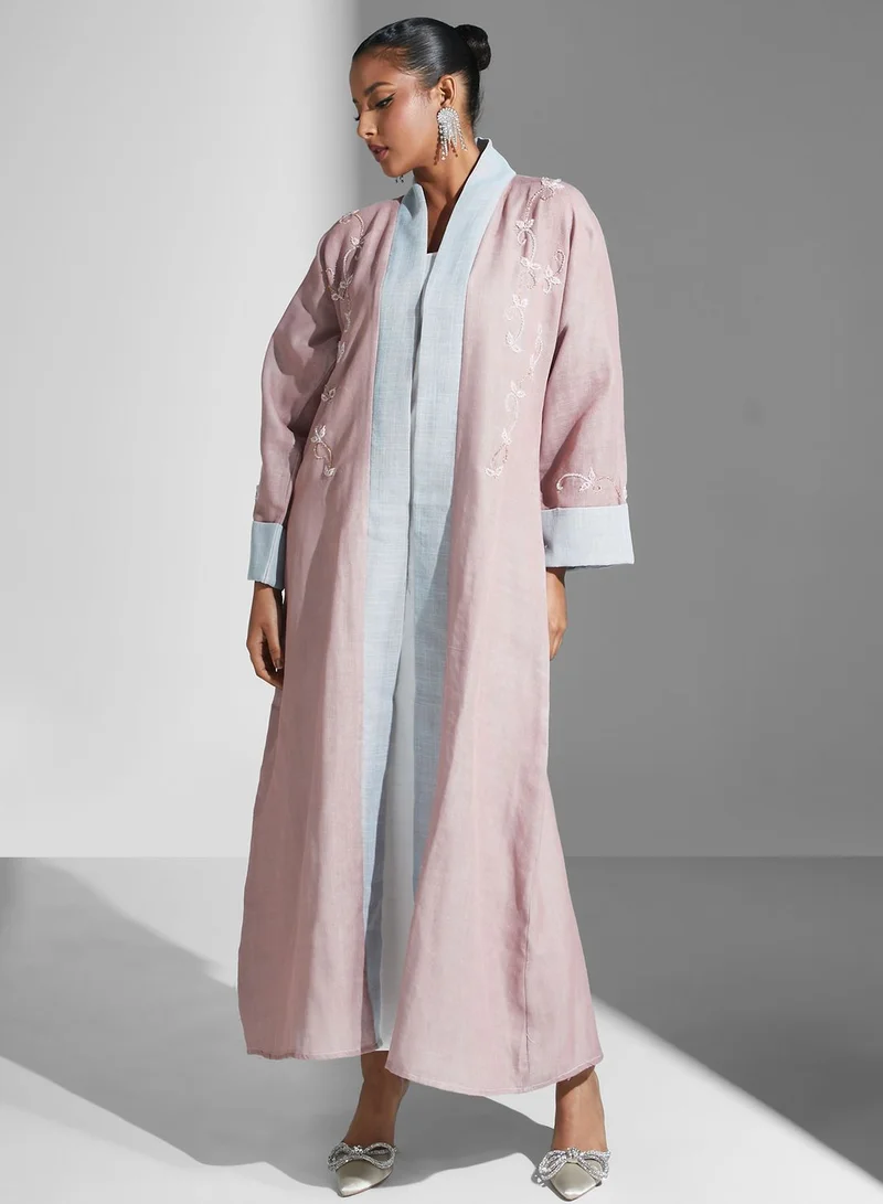 آرا Embellished Knitted Abaya
