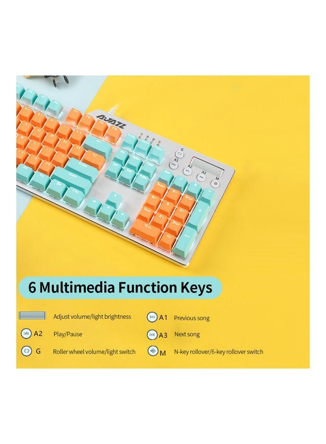 NIBEMINENT AK35i Mechanical 104 Keys Keyboard Multicolour - Image 4