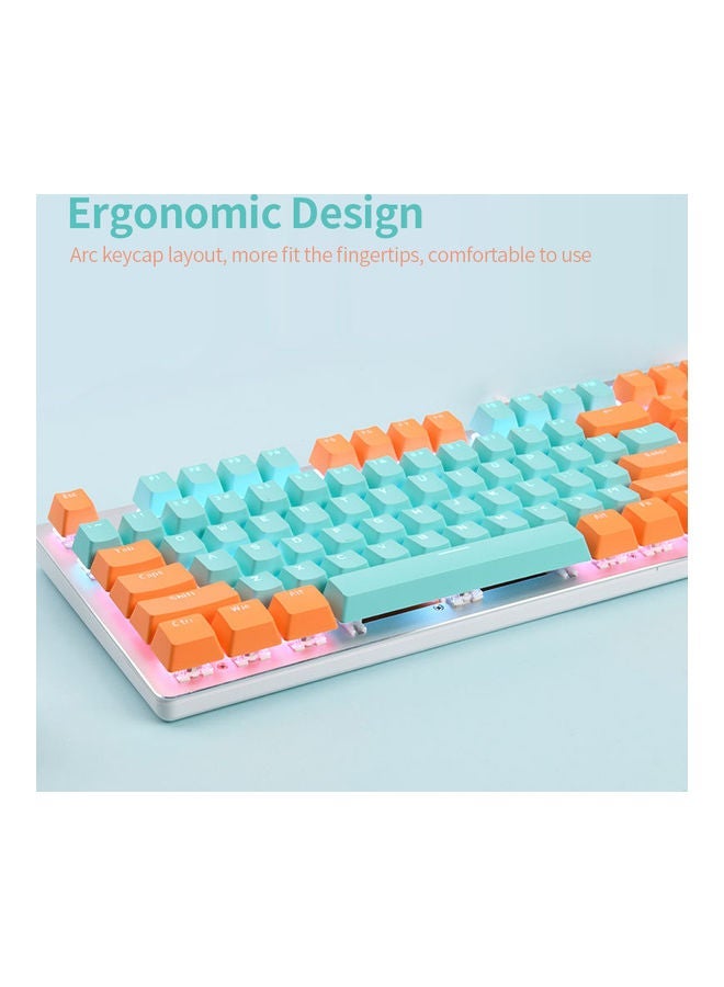 NIBEMINENT AK35i Mechanical 104 Keys Keyboard Multicolour - Image 3
