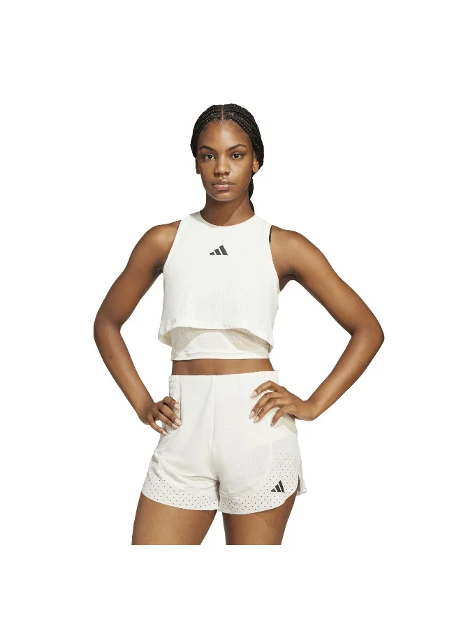 adidas Cool Int. Tank Beige Training Tops For Women XS