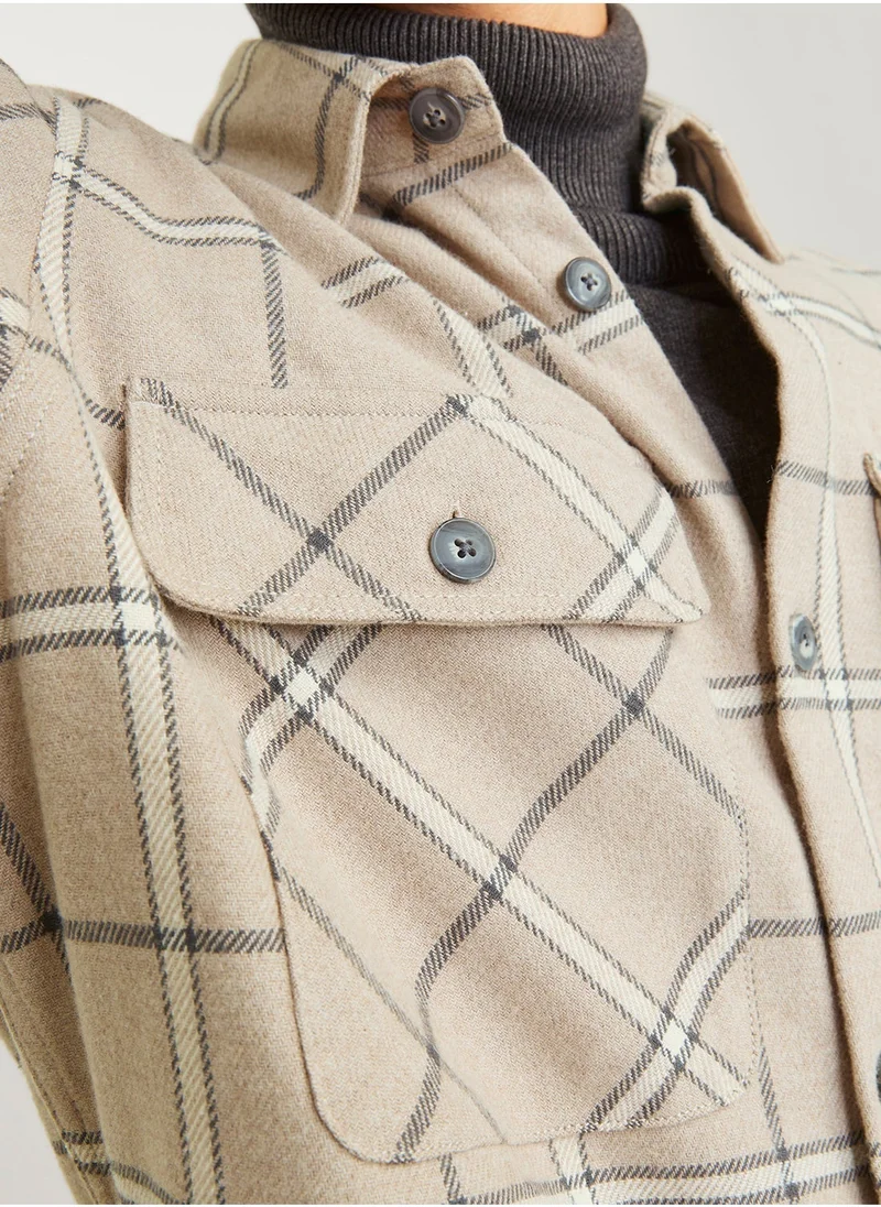 JACK & JONES Jprraymond Check Regular Fit Overshirt