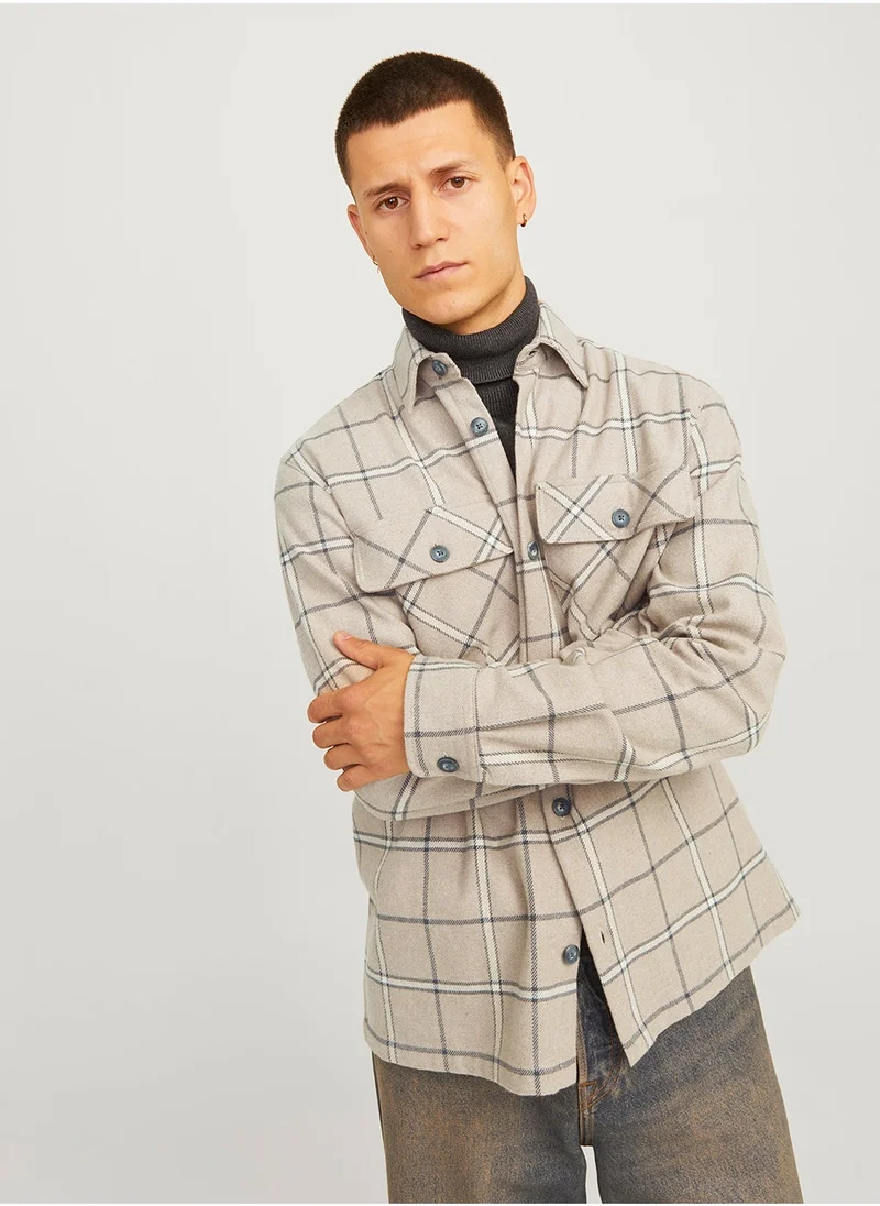 JACK & JONES Jprraymond Check Regular Fit Overshirt