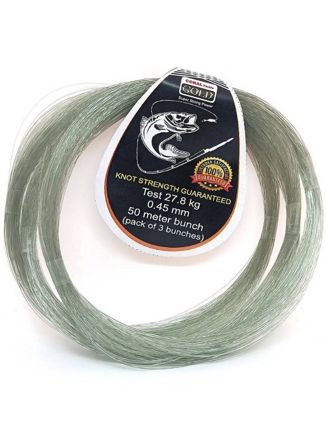 CORAL SHAKUNTALA ENTERPRISES CORAL SHAKUNTALA ENTERPRISES Monofilament Fishing Line  (Clear) - Image 1