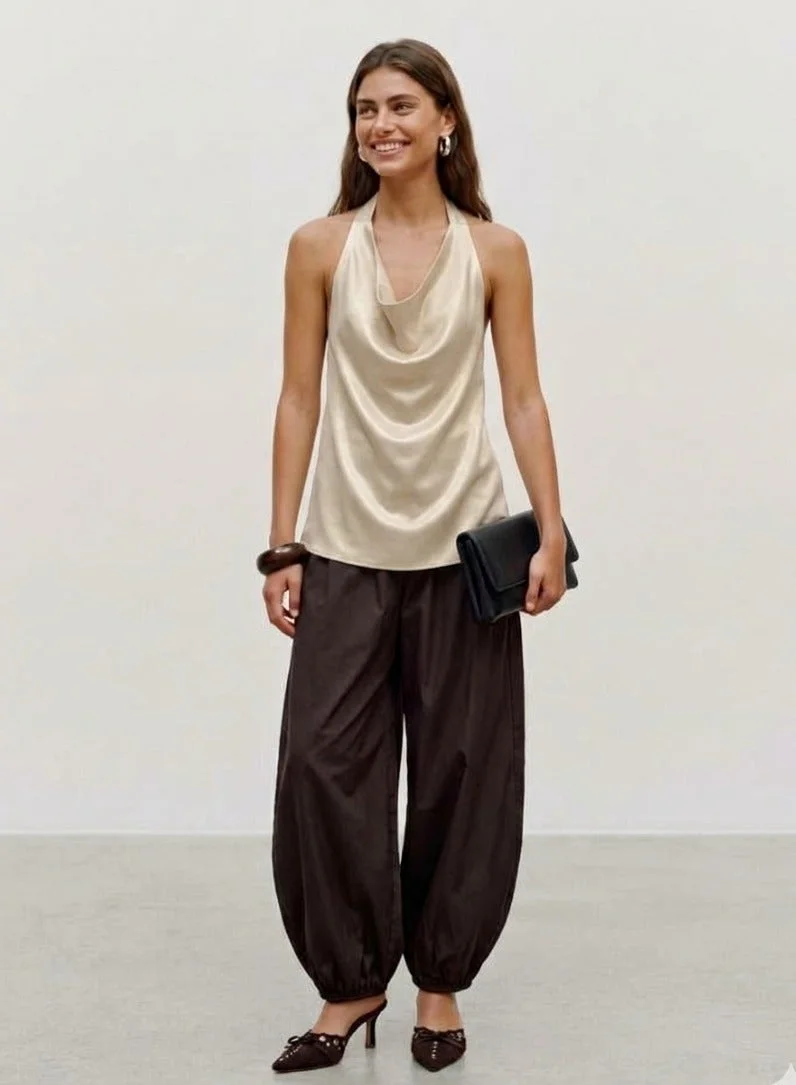 Vero Moda VMCHARM Halterneck Top Woven