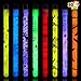 JOYIN 30 Pcs Halloween Glow Sticks Bulk Party Pack Hanging Wands in 8 Design 6 Color Light Up Stick for Kid Glow in The Dark Halloween Party Favor Supplies Goodie Bag Filler Trick or Treating Gift - Image 3