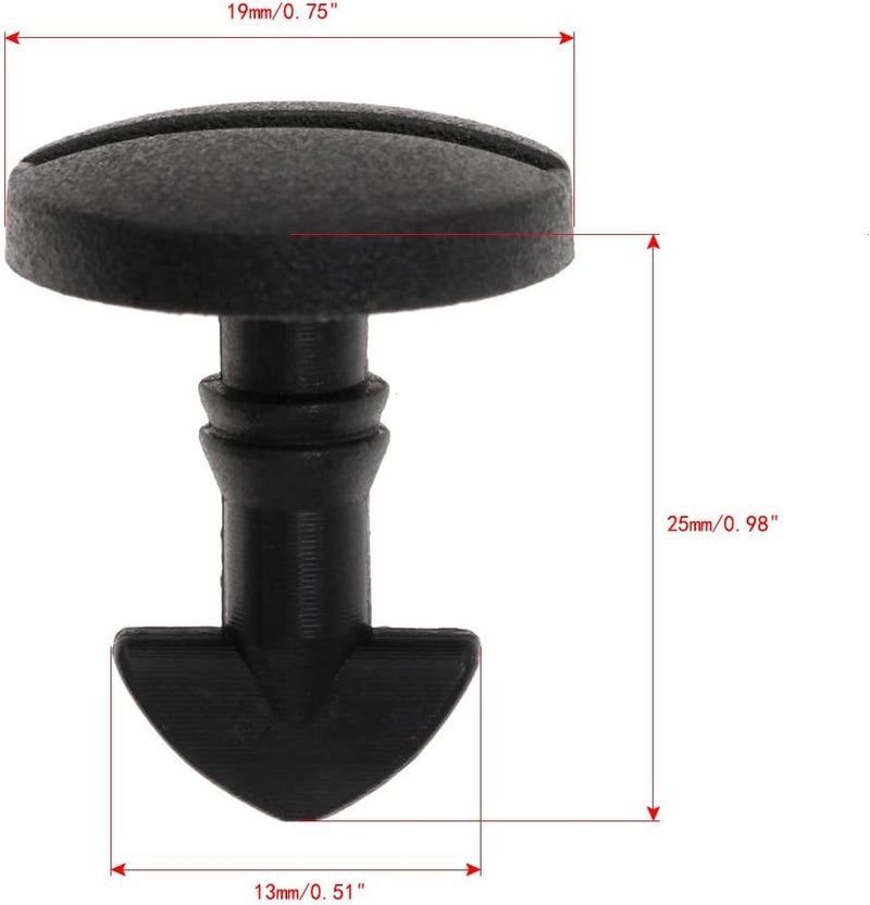 Mtsooning 10pcs Rear Bumper Tow Cover Clips Towing Eye Trim for Range Rover Sport - Image 2