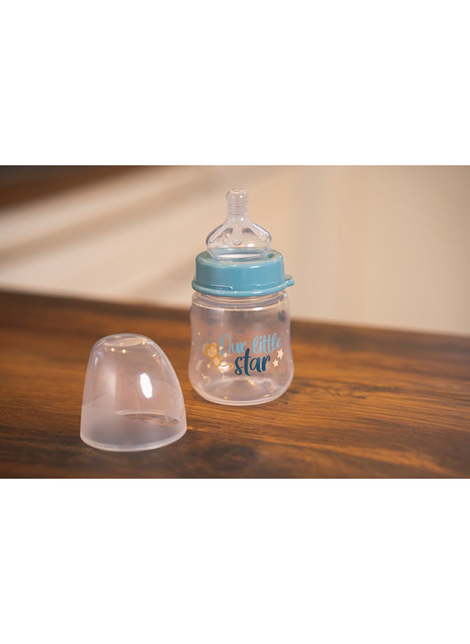 nip Wide Neck PP Silicone Bottle, Star Blue, 150ML  - Image 4