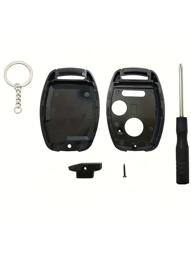 2 Pcs Replacement Key Fob Case Shell For 2006 2007 2008 2009 2010 2011 Honda Accord Civic CRV Pilot Ridgeline Odyssey Remote Keyless Entry Shell - Image 1