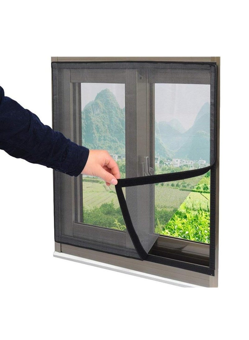 RATSAW 2 Pack 1.5m 1.3m Fly Screen Nets Insect Bug Fly Mosquito Window Mesh Screen with 2 Rolls Tapes DIY Mosquito Net for Window Kitchen Window Net Mesh Screen Mosquito Mesh Curtain Protector  - Image 1