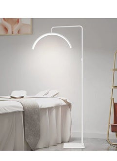 XiuWoo Eyelash LED Floor Light, Half Moon Lamp for Lash Extension, Lighting for Beauty, Skincare, Lashes, Eyebrows, Filming Content Creation, with Adjustable Brightness & Height, White 62x160 cm  - Image 3