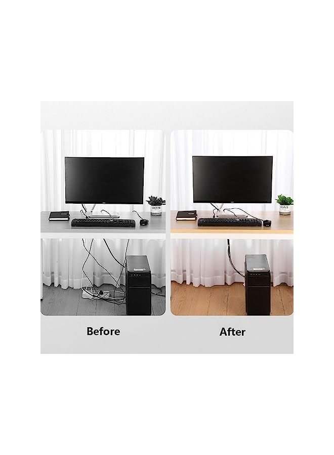 Goodern 3 Meter Cable Ties Organizer,Cable Tidy Management Magic Ties Reusable Multi-Purpose Self Adhesive Nylon Fastener Ties,Cut to Size Self Gripping Tape Adjustable Wire Cable Ties for Home,Office - Image 2