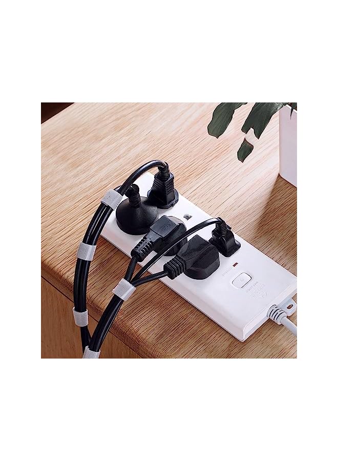 Goodern 3 Meter Cable Ties Organizer,Cable Tidy Management Magic Ties Reusable Multi-Purpose Self Adhesive Nylon Fastener Ties,Cut to Size Self Gripping Tape Adjustable Wire Cable Ties for Home,Office - Image 3