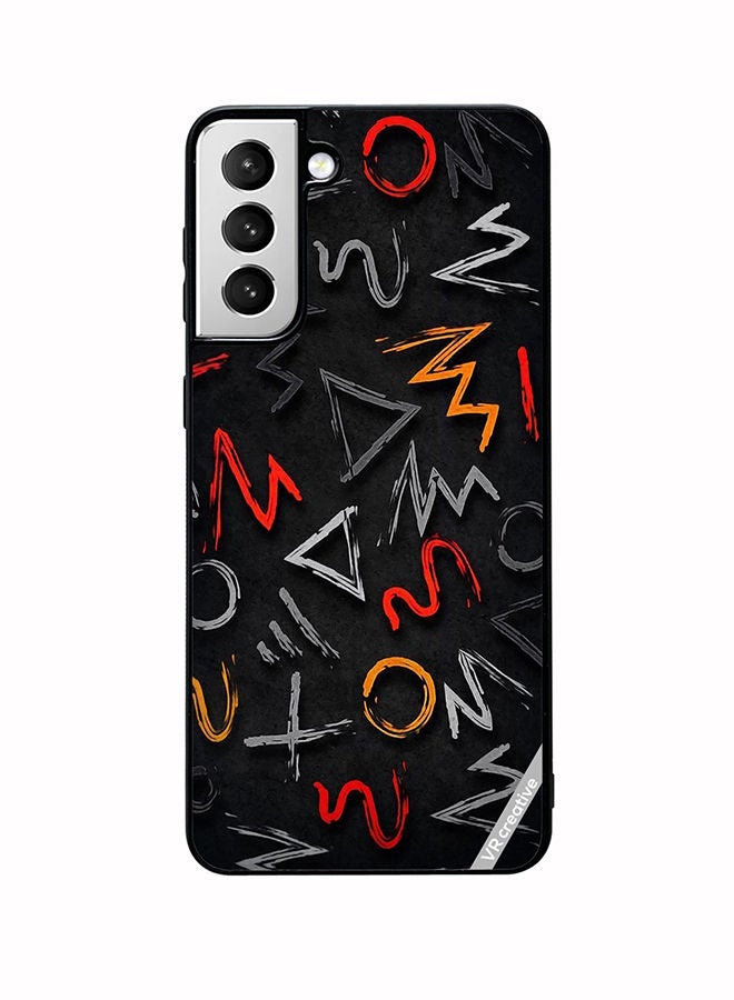 VR CREATIVE Protective Case Cover For Samsung Galaxy S22 Plus 5G Abstract Design Multicolour - Image 1