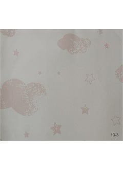 Süper Dekor Super Decor Halley Kids 13-3 Cloud and Star Patterned Wallpaper 