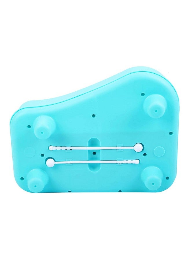 Skoodle 2-in-1 Xylophone Musical Piano for Kids, Interactive Preschool Learning Instrument & Toy with 8 Keys, 2 Mallets- Ideal for Baby, Boys and Girls & Gifting (Age 3+), Teal - Image 4