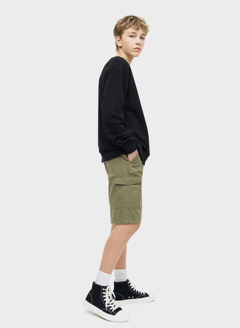 H&M Kids Essential Twill Cargo Shorts