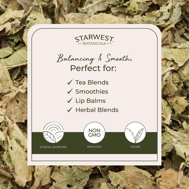 Starwest Botanicals ستارويست بوتانيكالز أورجانيك ورق توت العليق - شاي أعشاب فضفاض، خالي من الكافيين، أعشاب طبيعية نقية، ورق توت العليق المجفف، مقطع ومصفى، معتمد كوشير، غير معدّل وراثيًا - 4 أونصة كيس - Image 3