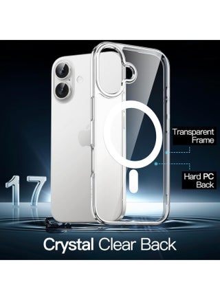 Magnetic Case for iPhone 17 6.3-Inch Compatible with MagSafe, Shockproof Phone Bumper Cover, Anti-Scratch Clear Back (Clear) - view 3
