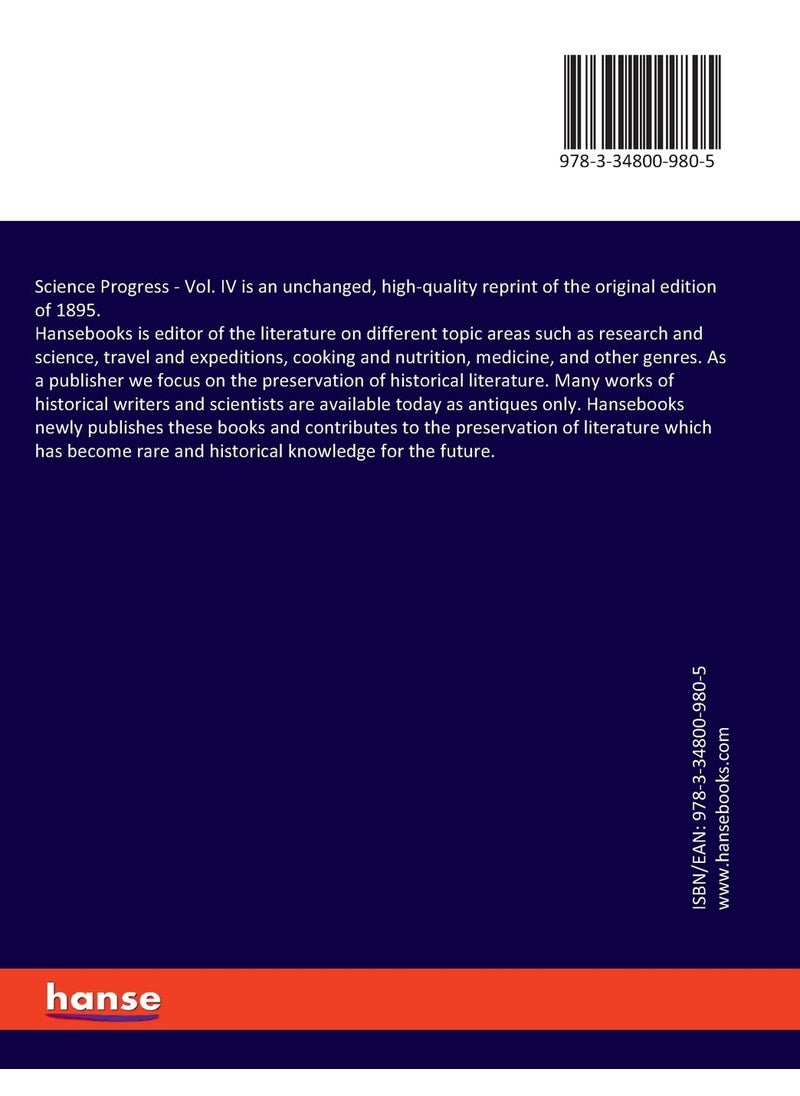 Science Progress: Vol. IV  - Image 2
