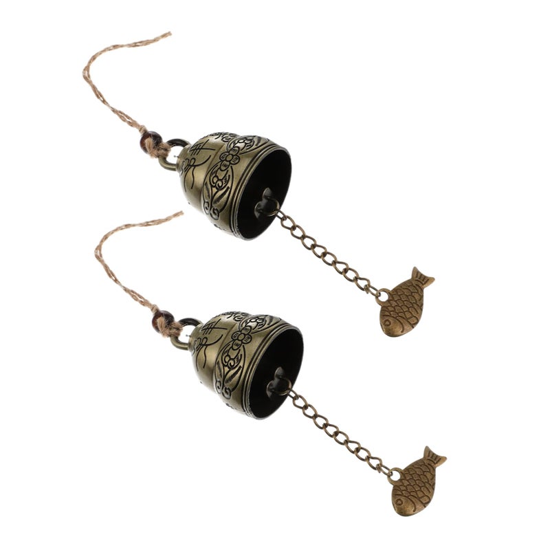 Vintage Metal Wind Chimes 2 Pack Soothing Sounds For Garden Patio Home Decor - Image 2