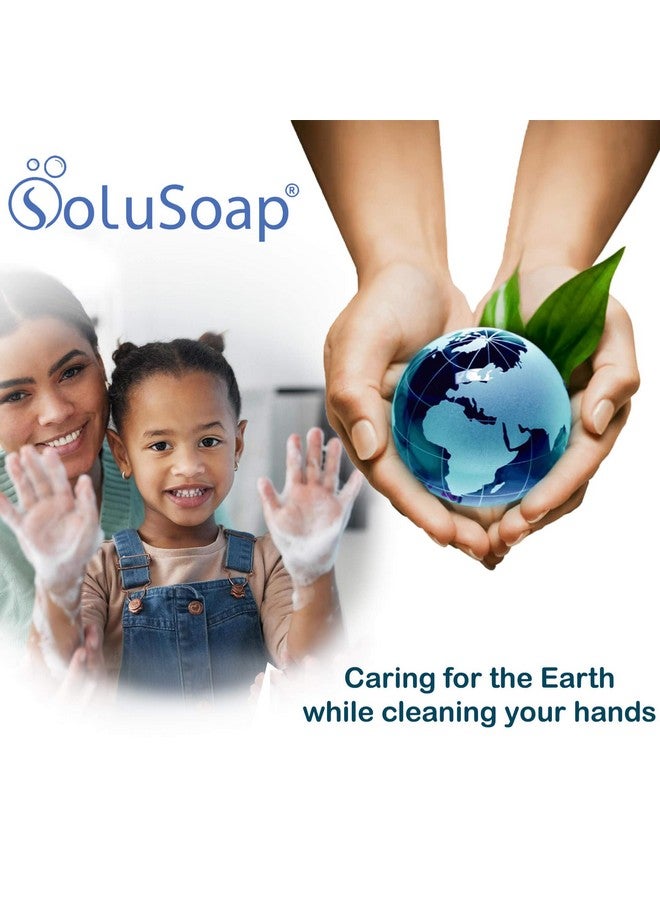 SoluSoap Makes 30 bottles of Premium Foaming Hand Soap, Unscented, Quick Dissolve, Immediate Use Foaming Hand Soap Refills, Powder Concentrate. Use 97% less Plastic - Image 3