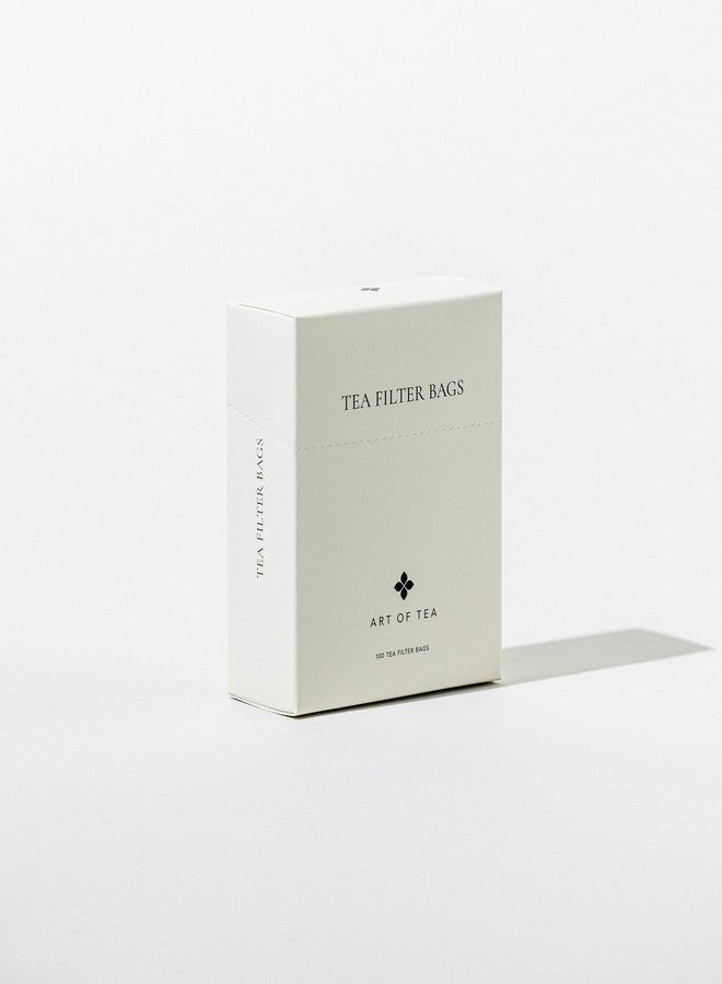 Art of Tea | Filter Bags 4" by 3.5"| Single Use | 100 Count | Works With Coffee or Tea - Image 1