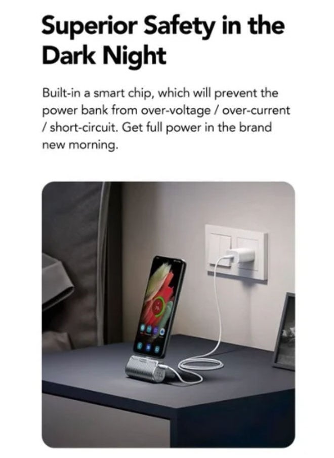 VEGER - PlugOn Pro C Mini All In One Fast Charging Power Bank 5000 mAh Type-C - Image 1