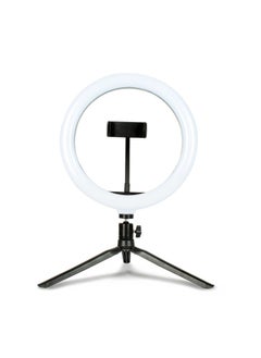 General RGB Fill Light 10 Inch Colorful Ring Light Anchor Beauty Selfie 26cm Live Bracket Fill Light-Color:26cmrbg Colorful Fill Light + PTZ + Mobile Phone Clip + Desktop Bracket + Bluetooth Photographer  - Image 5