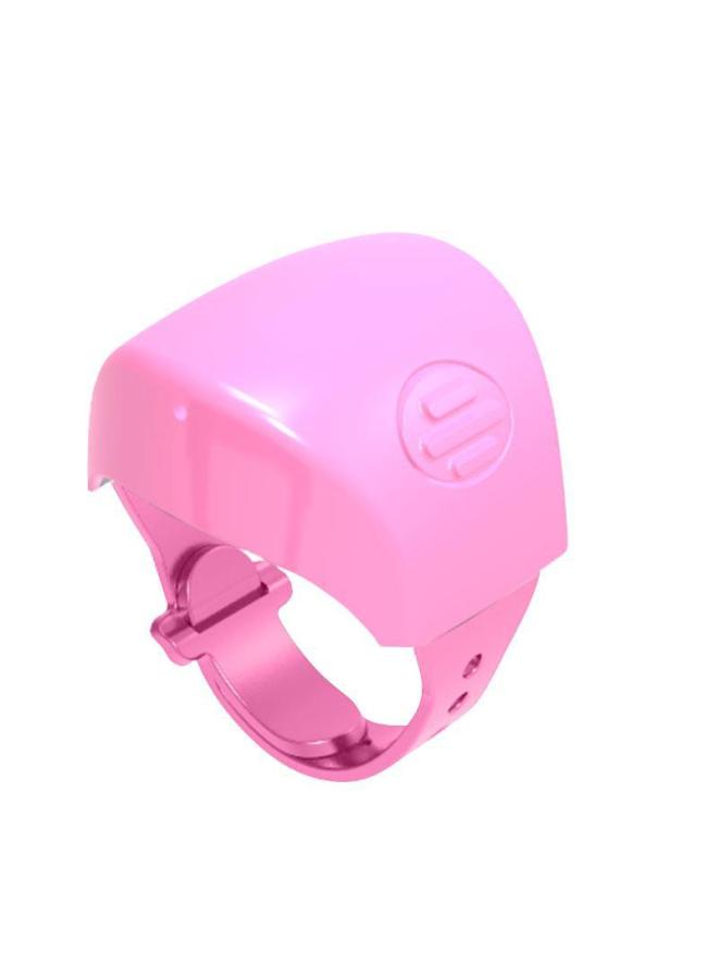 Smart Ring Charging Mobile Phone Short Video Live Like Artifact Anchor Up Popularity Bluetooth Remote Control-Color:Pink - Image 1