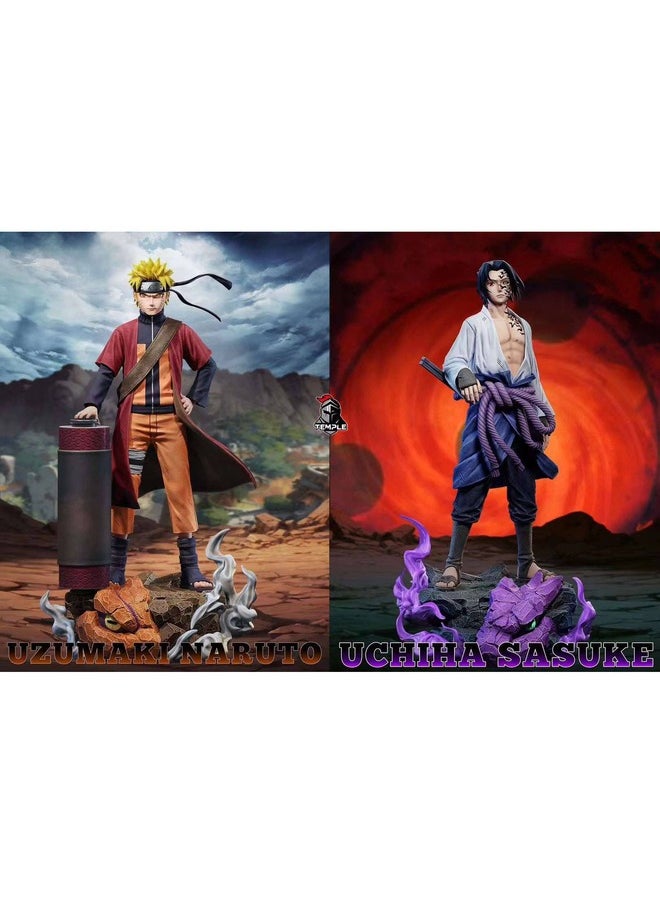 Generic - Oversized Jiraiya, Minato & Naruto Shippuden Collectible Action Figure Set Custom 1/2 Scale Anime Model - Image 1