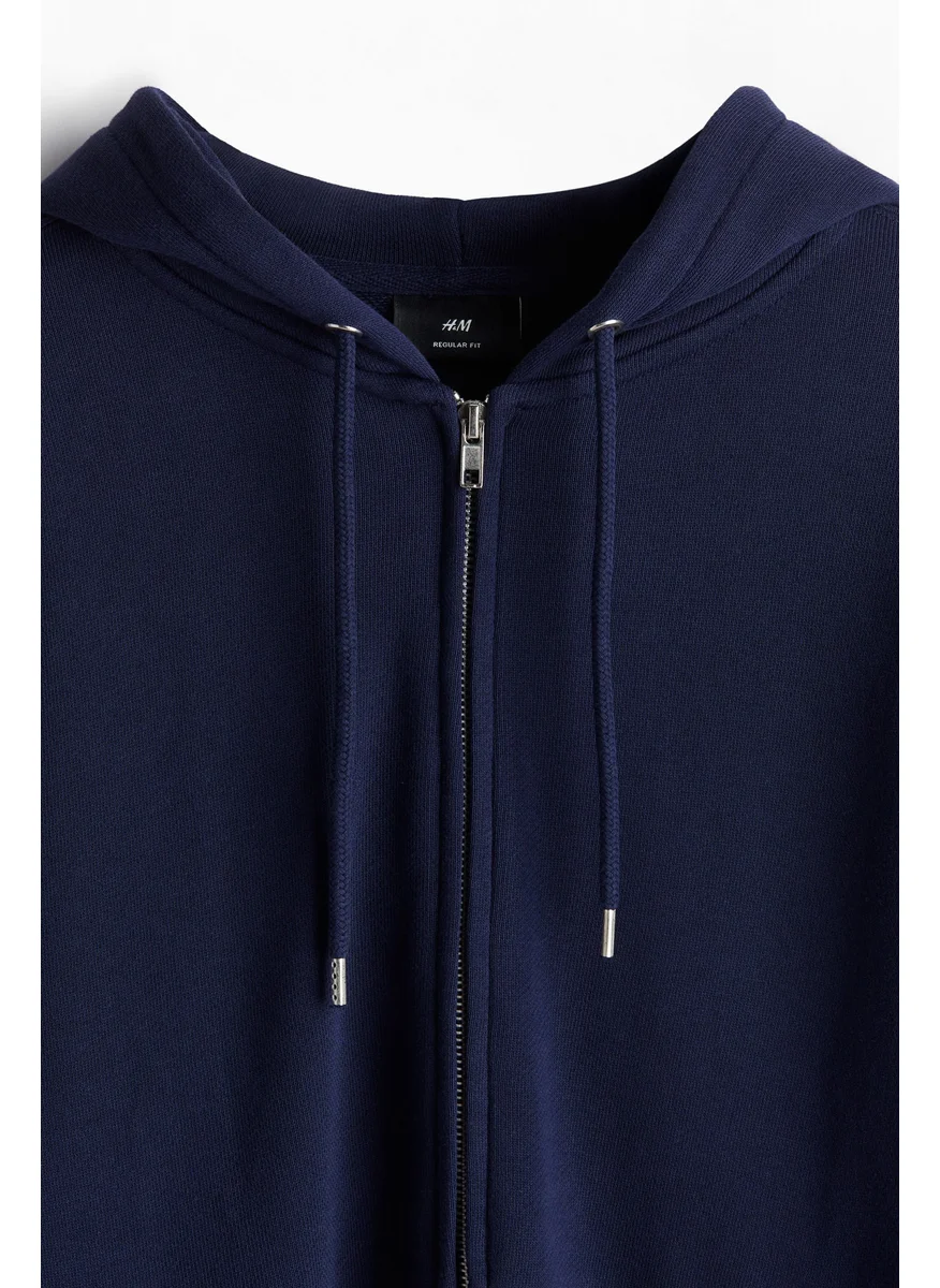 اتش اند ام Zip-Through Hoodie Regular Fit