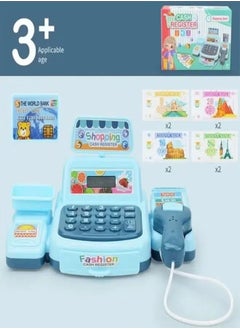 oldlaiben Pretend Play Calculator Cash Register Toy, Grocery Store Playset, Smart Cash Register Toy, Cash Register Toy With Light And Music, Gift for Kids Girls Age 3, 4, 5, 6, 7, 8+ Year Old  - Image 3