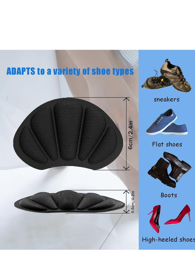 أوزيغالور 16 قطعة حشوات للكعب للنساء - أسود ولون الجلد، وسائد أحذية للكعب، واقيات ومقابض للكعب، واقيات ومقابض للكعب - Image 2