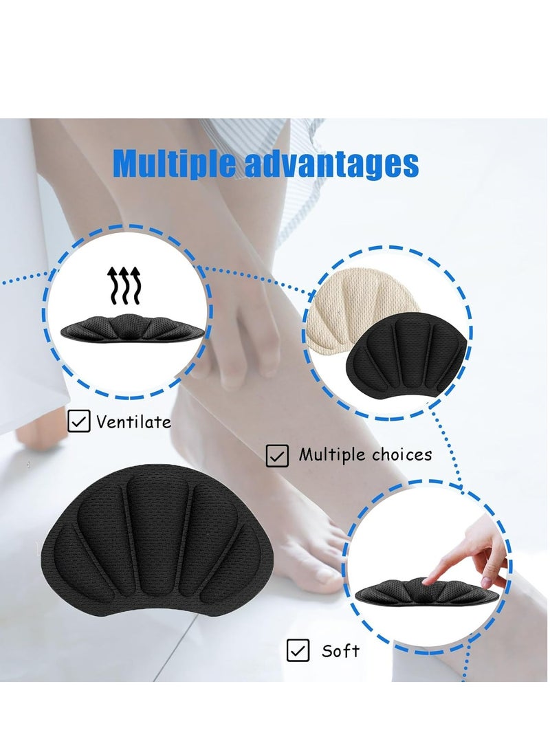 أوزيغالور 16 قطعة حشوات للكعب للنساء - أسود ولون الجلد، وسائد أحذية للكعب، واقيات ومقابض للكعب، واقيات ومقابض للكعب - Image 4