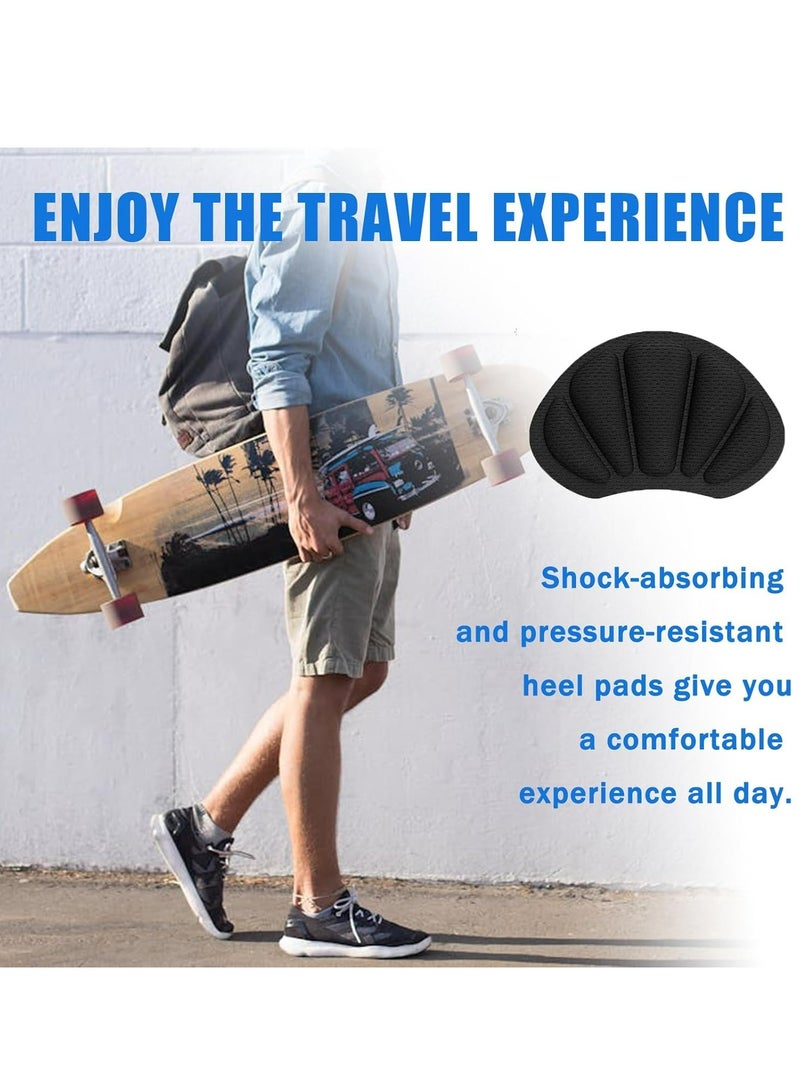 أوزيغالور 16 قطعة حشوات للكعب للنساء - أسود ولون الجلد، وسائد أحذية للكعب، واقيات ومقابض للكعب، واقيات ومقابض للكعب - Image 5
