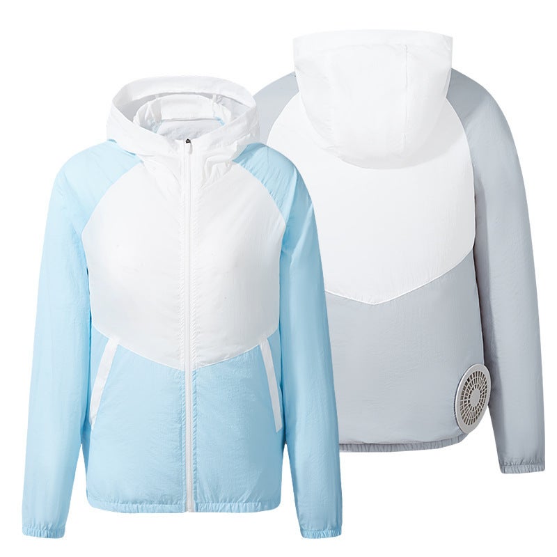 Air Conditioning Clothing Charging Refrigeration Welder Labor Protection Work Clothes High Temperature Heat Prevention Cooling Fan Clothes Summer Outdoor Clothing - Image 4