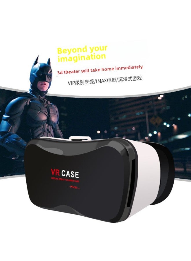 Smart VR Glasses Head-mounted Movie Game Virtual Reality 3D Digital Glasses Mobile Phone Special Wholesale-Color:Glasses