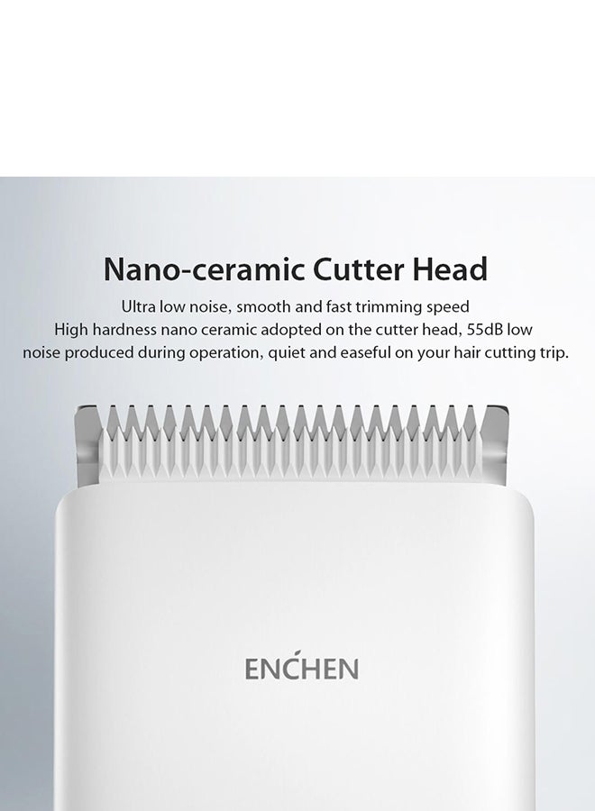 Xiaomi Enhcen USB Electric Hair Trimmer White 0.25kg - Image 2