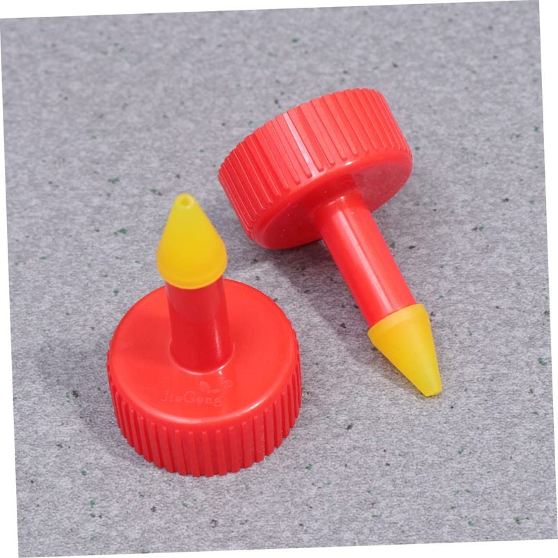 Red Plastic Watering Nozzles For Plants And Flowers 10 Pack Even Water Distribution - Image 3