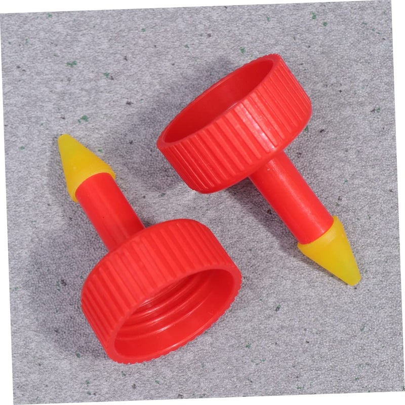 Red Plastic Watering Nozzles For Plants And Flowers 10 Pack Even Water Distribution - Image 5